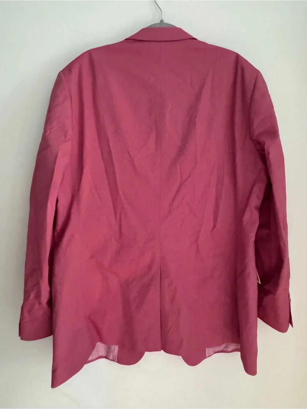 SADDLEBRED 100% Cotton 2 Button Gingham Lined Blazer Sports Coat -Men's Size 46L